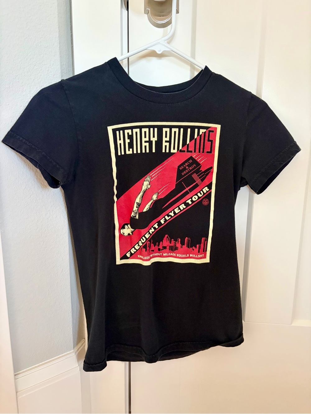 Henry Rollins Frequent Flyer Tour T-shirt